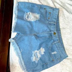 Comfy jean shorts
